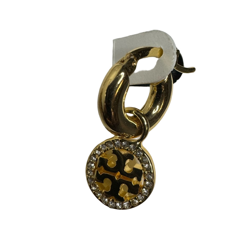 Tory Burch Gold and Silver Dangle Earrings